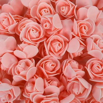 50 Бр. Имитация на порест каучук Рози От полиуретанова пяна Корона Рози от Изкуствени Цветя Венец Сватба 