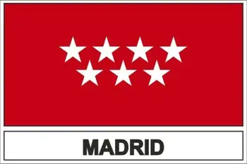 Креативна Стикер Флаг Мадрид за Мотоциклет Лаптоп Автомобил RV Производител на Стикери за Стена