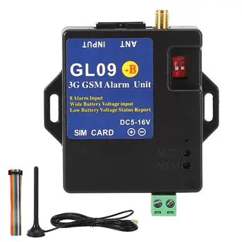 Модул GL09??B 3G сигнал аларма система за сигнализация 8 входните сигнали GSM безжичен за домашна сигурност